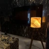 FLOOR LAMP TRIPOD WOOD