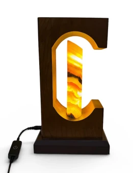 WOOD DESK LAMP