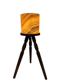 FLOOR LAMP TRIPOD WOOD