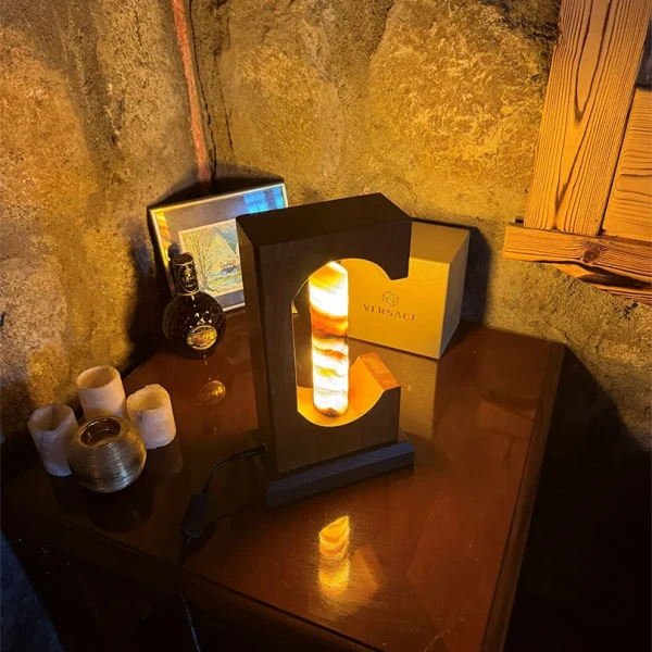 WOOD DESK LAMP