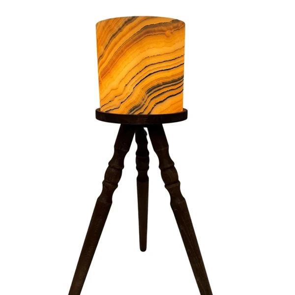 FLOOR LAMP TRIPOD WOOD