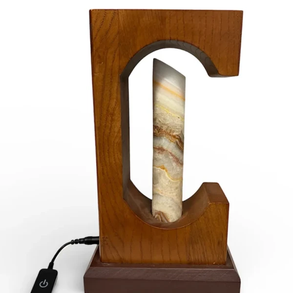 WOOD DESK LAMP