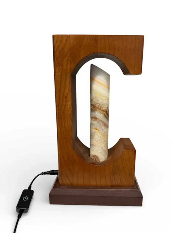 WOOD DESK LAMP
